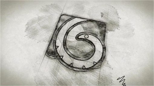 قالب آماده پروژه افترافکت لوگو sketch-ink-logo